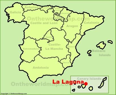 linares la laguna|La Laguna Map